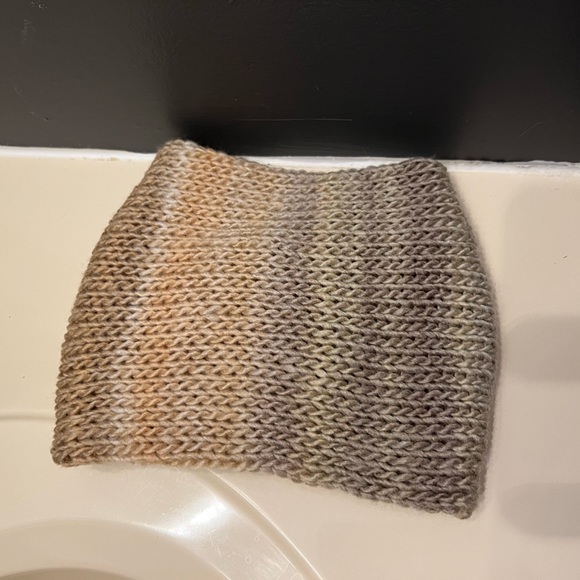 HANDMADE by me!! Neutral browns and grays twisted crochet ear warmer! - Picture 3 of 5